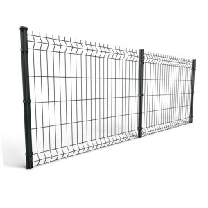 Grillage Treillis Soudés fil de 5 MM Galva + Polyester 2M50